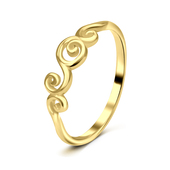 Gold Plated Silver Rings NSR-3168-GP